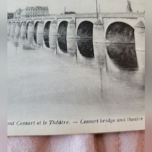 France, Saumur, le Pont Cessart, circa 1870 Carte Postale Postcard